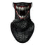 Bicycle UV Protection Face Mask Hiking Fishing Breathable Neck Cover Quick-drying Cycling Triangle Scarf Halloween 3D Skull Mask