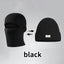 2 In1 Winter Mask Beanies Hats Warm Knitted Balaclava Hats Windproof Solid Full Face Ski Bonnet Tactical Cycling Earmuffs Cap