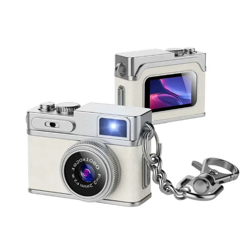 1080P HD Retro Mini Camera Thumb Camera Wearable Portable Mini Keychain Camera for Outdoor Travel Photography VLOG Main image
