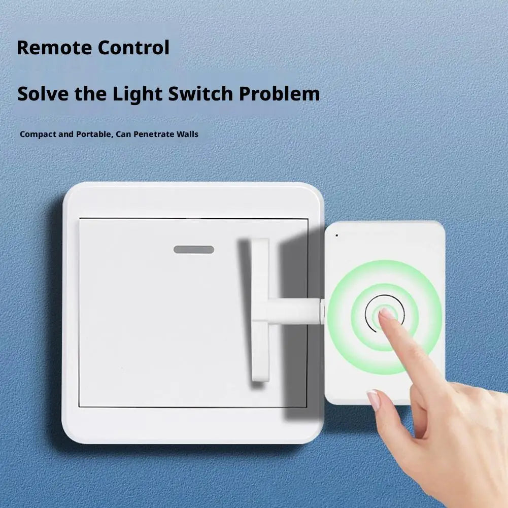 Wireless Smart Switch Pusher Bot RF IR Remote Control No Wiring Physical Rocker Light Switch Fingerbot Type C Rechargeable