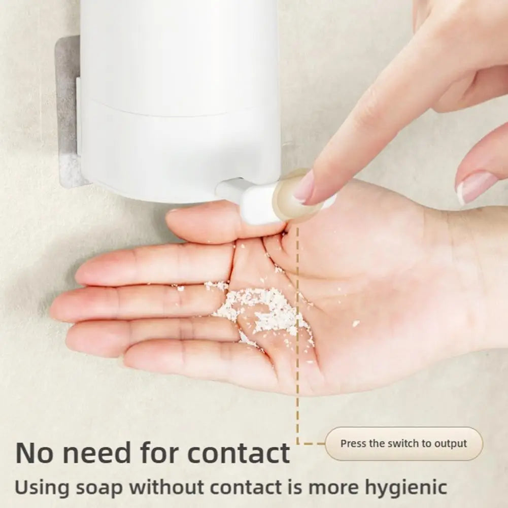 Wall-Mounted Soap Grinder Dispenser, Powder Grinding Box, Dry Organizer for Kitchen, Gym, Hotel