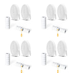 8mm No Tie Shoe Laces Button locking Without Ties Elastic Laces Sneaker Widened Flat Shoelace for Shoes