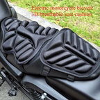 High Quality Universal 3D Gel Motorcycle Seat Pad, Breathable Shock-Absorbing Cushion for E-Bikes & Scooters