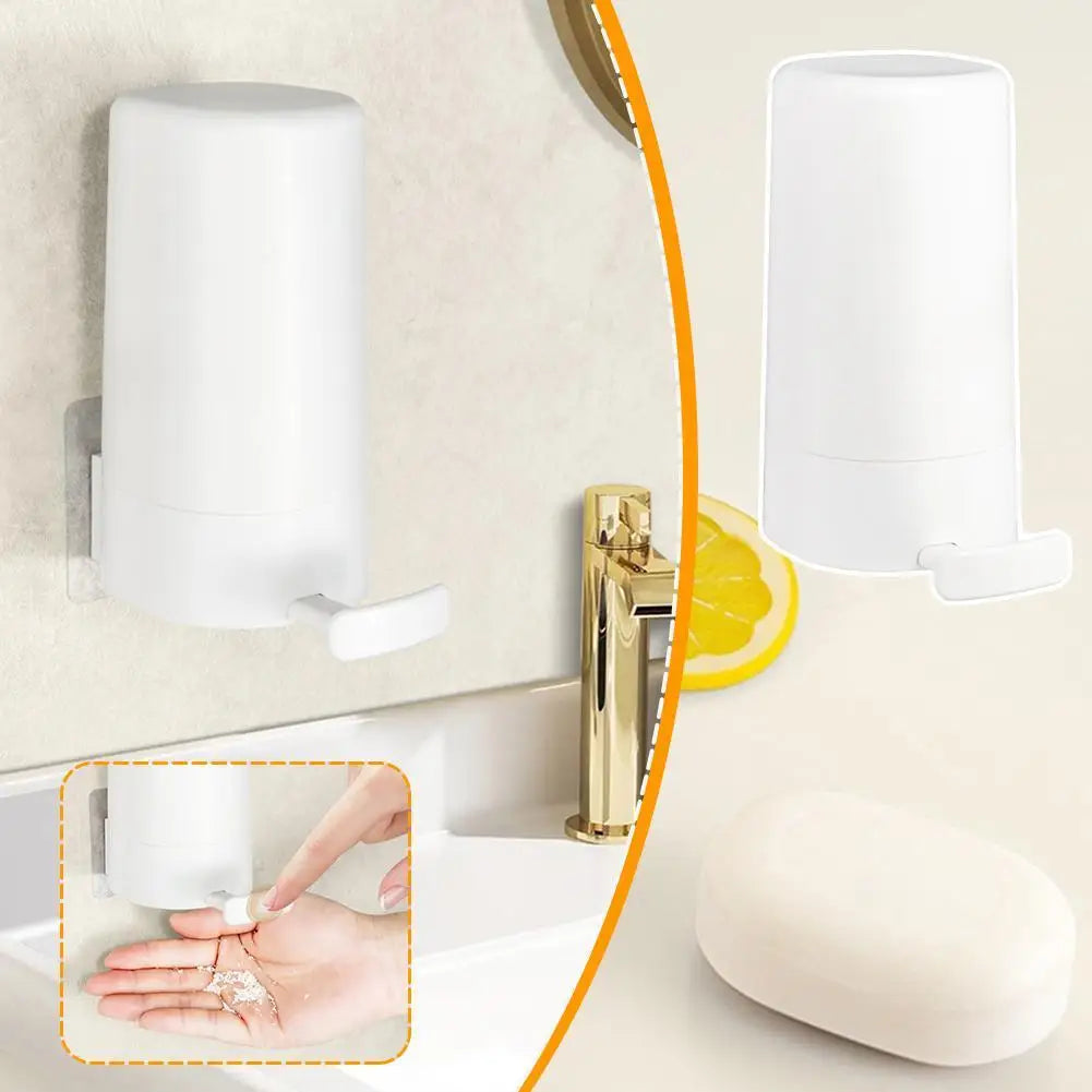 Wall-Mounted Soap Grinder Dispenser, Powder Grinding Box, Dry Organizer for Kitchen, Gym, Hotel