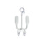 Rotatable Shoe Drying Rack Double Hooks Multi-Functional Shoe Hanging Hook Windproof Space Saving Shoes Hanger