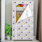 Portable Closet Large Wardrobe with 6 Shelves Clothes Organizer with Hanging Rods Wardrobe with Side Pockets Clothes