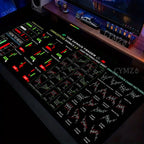 Stock Trading Chart Theme Mouse Pad Desk Mat Gaming Mat Rubber Anti-Slip Durable Desk Accessories Keyboard Desktop Pads Maus Pad