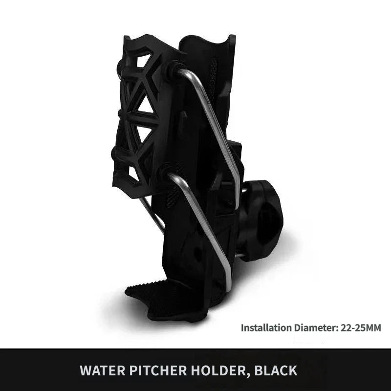 1 Pcs Adaptive Water Cup Holder Motorcycle Electric Bike Bicycle Bumper Universal Water Kettle Holder Rotatable Folding