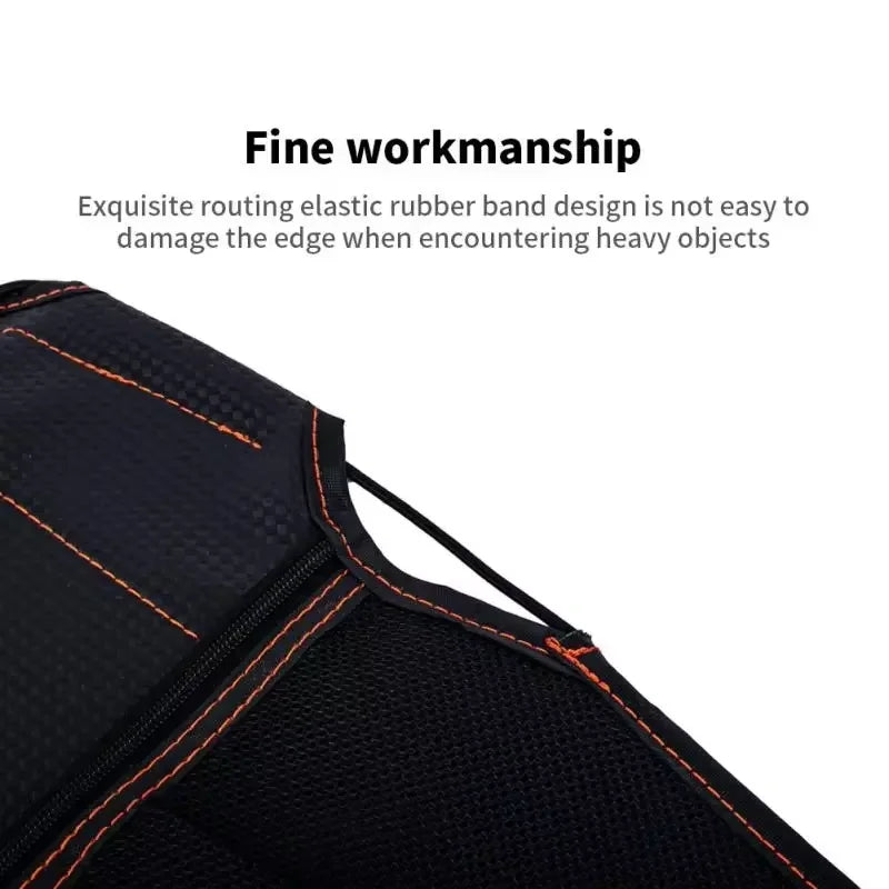 Motorcycle Scooter Seat Bag Tool Storage Motorcycle Under Seat Storage Pouch Bag Zipper PU Leather Storage Package Organizer
