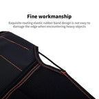 Motorcycle Scooter Seat Bag Tool Storage Motorcycle Under Seat Storage Pouch Bag Zipper PU Leather Storage Package Organizer