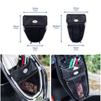 Motorcycle Scooter Seat Bag Tool Storage Motorcycle Under Seat Storage Pouch Bag Zipper PU Leather Storage Package Organizer