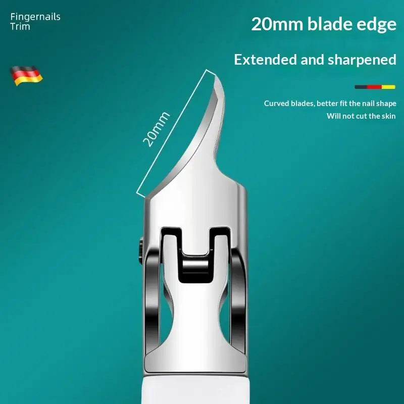Professional Toenail Clipper for Ingrown Thick Toenails Premium Stainless Steel Material Sharp Pedicure Nipper for Home Salon