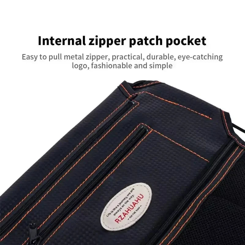 Motorcycle Scooter Seat Bag Tool Storage Motorcycle Under Seat Storage Pouch Bag Zipper PU Leather Storage Package Organizer