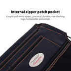 Motorcycle Scooter Seat Bag Tool Storage Motorcycle Under Seat Storage Pouch Bag Zipper PU Leather Storage Package Organizer