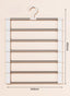 Stainless Steel Multi Functional Pants Rack Cloud Ladder Hanging Folding Multi-layer Seamless Storage Organizer