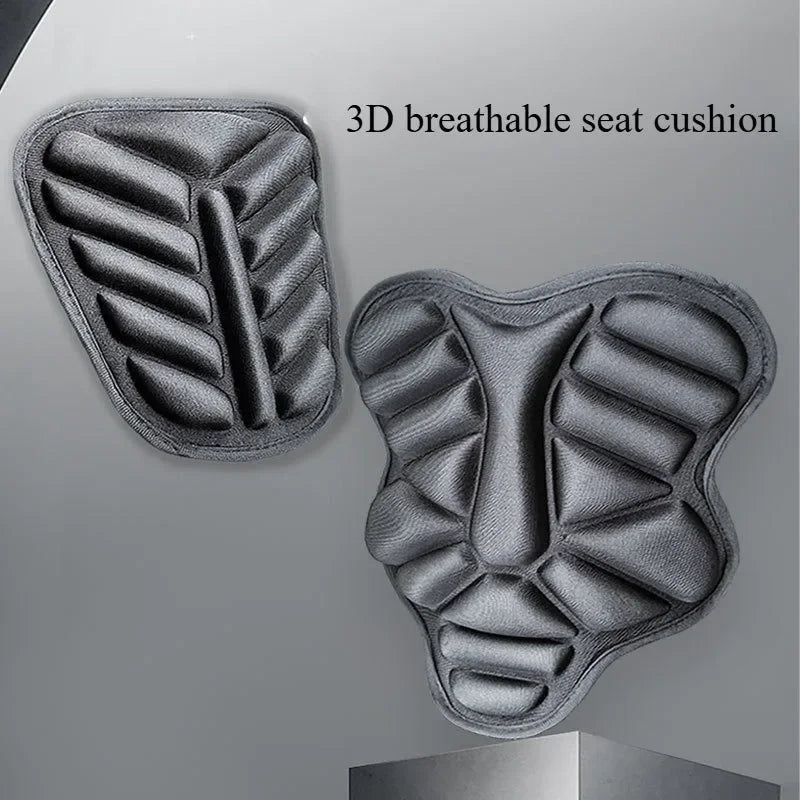 High Quality Universal 3D Gel Motorcycle Seat Pad, Breathable Shock-Absorbing Cushion for E-Bikes & Scooters
