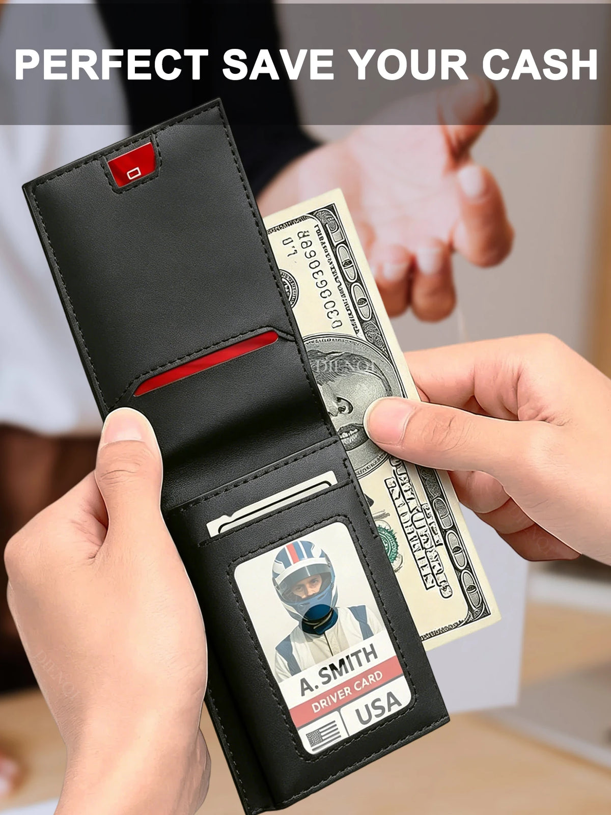 Luxury Brand Business Credit Card Holder Pocket Men's Wallet Rfid High Quality Wallet Money Bag Slim Thin Card Holders for Men