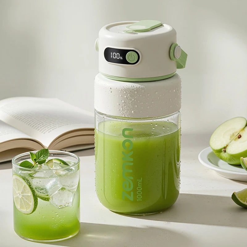 1000ML Portable Blender USB Electric Juicer Fruit Mixers Fruit Home Smoothies Mixer Multifunctional Juice Maker Machine Blender Main image