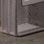 10L Foldable Hanging Trash Can Large Capacity Hanging Collapsible Trash Can Kitchen Garbage Can for Cabinets Bathroom