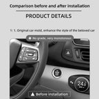 Car One-Touch Start Button with Push-to-Start Rocker Lever Car Accessories Interior Decor Push Rocker One-Touch Start Accessor