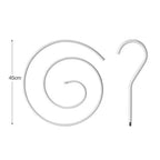 1/2pcs Round Spirals Sheet Hanger Quilt Sheet Sheet Hangers Multi-Functional Balcony Rotating Spirals Drying Rack For Clothes