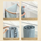 1/2pcs Round Spirals Sheet Hanger Quilt Sheet Sheet Hangers Multi-Functional Balcony Rotating Spirals Drying Rack For Clothes