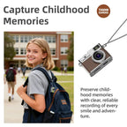 1080P HD Retro Mini Camera Thumb Camera Wearable Portable Mini Keychain Camera for Outdoor Travel Photography VLOG