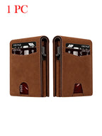 Luxury Brand Business Credit Card Holder Pocket Men's Wallet Rfid High Quality Wallet Money Bag Slim Thin Card Holders for Men