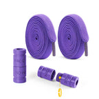8mm No Tie Shoe Laces Button locking Without Ties Elastic Laces Sneaker Widened Flat Shoelace for Shoes