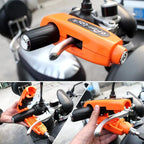 Mini Electric Vehicle Bike Anti-Theft Lock Set - Bicycle Brake Handlebar Grip Cycling Horn Throttle Lock for Scooter Motorcycle