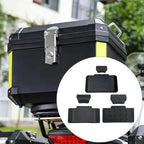 Motorcycle Trunk Backrest,Passenger Backrests Back Pad,Soft,PU,Shockproof,Rear Top Luggage Case Box Cushion Pad,for Travel