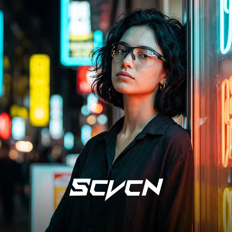 SCVCN UV400 Photochromic Outdoor Cycling Sunglasses High Fashion Women Sports Running Sunglasses Hiking MTB Road Bike Glasses