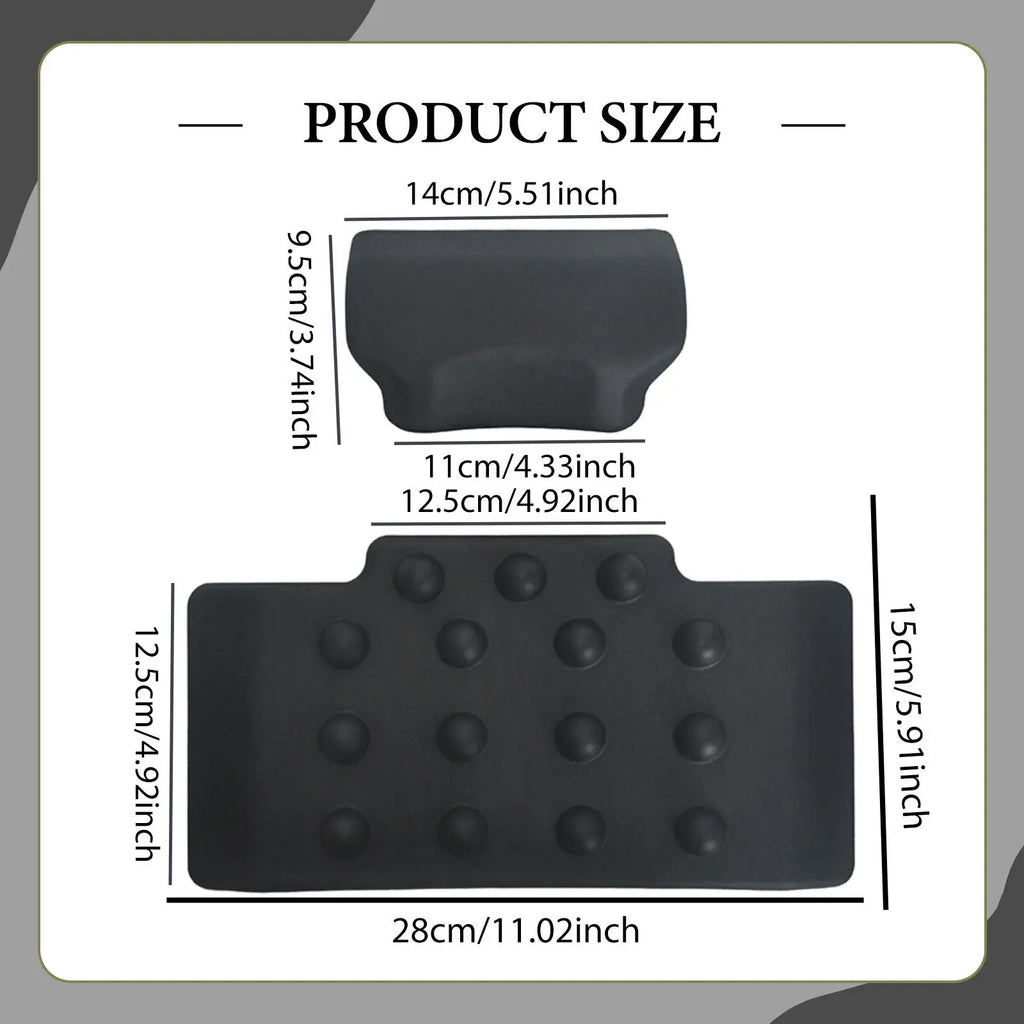 Motorcycle Trunk Backrest,Passenger Backrests Back Pad,Soft,PU,Shockproof,Rear Top Luggage Case Box Cushion Pad,for Travel