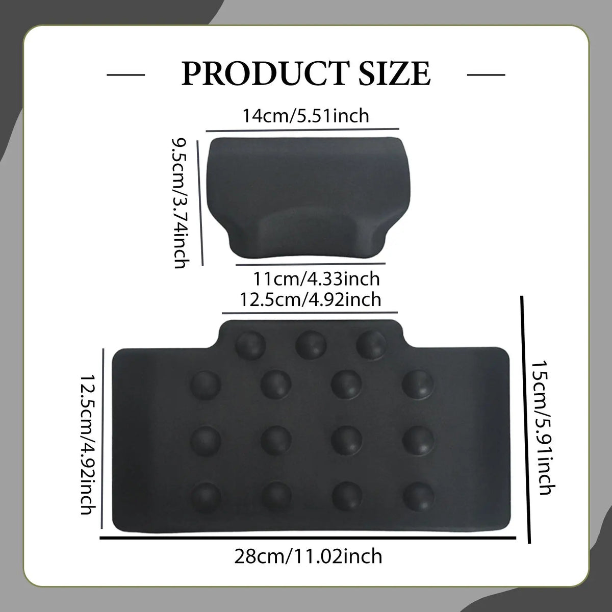 Motorcycle Trunk Backrest,Passenger Backrests Back Pad,Soft,PU,Shockproof,Rear Top Luggage Case Box Cushion Pad,for Travel