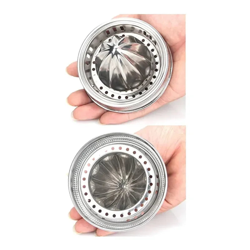 1PC Stainless Steel Citrus Juicer Cover Wide Mouth Mason Jar Metal Juicing Tool Kitchen Supplies