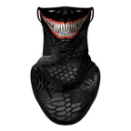 Bicycle UV Protection Face Mask Hiking Fishing Breathable Neck Cover Quick-drying Cycling Triangle Scarf Halloween 3D Skull Mask