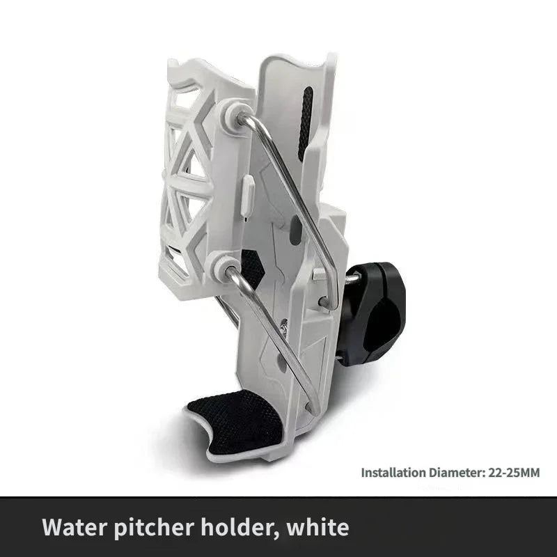 1 Pcs Adaptive Water Cup Holder Motorcycle Electric Bike Bicycle Bumper Universal Water Kettle Holder Rotatable Folding