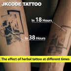 Waterproof Design Semi-permanent Tattoos, Flame Sun Pattern-Inspirational English Sentences-Dual-use Men's Temporary Tattoos for Neck, Hands, and Fingers, Lasts 15 Days