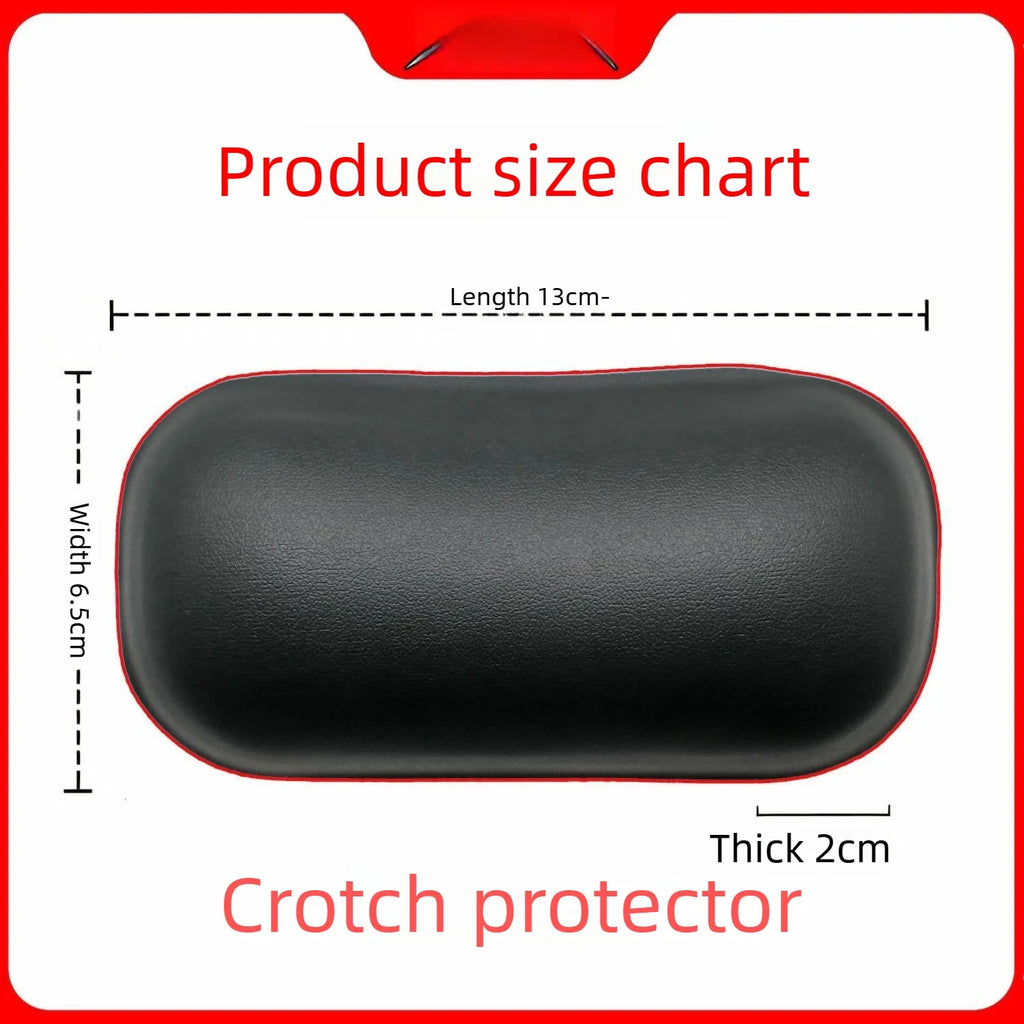 Motorcycle Crotch Protector Silicone Anti-collision Fuel Tank Cushion Non-slip Rider Protection Pad Motorbike Riding Safety