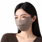 Windproof Woolen Face Mask Anti Cold Inner Layer Silk Warm Face Shield Thicken Warmth Full Face Covering Winter Face Mask