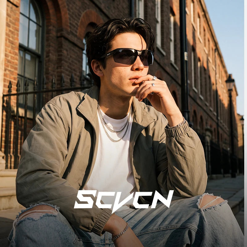 SCVCN UV400 Photochromic Outdoor Cycling Sunglasses High Fashion Women Sports Running Sunglasses Hiking MTB Road Bike Glasses