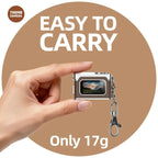 1080P HD Retro Mini Camera Thumb Camera Wearable Portable Mini Keychain Camera for Outdoor Travel Photography VLOG