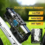 1 Pcs Adaptive Water Cup Holder Motorcycle Electric Bike Bicycle Bumper Universal Water Kettle Holder Rotatable Folding