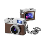 1080P HD Retro Mini Camera Thumb Camera Wearable Portable Mini Keychain Camera for Outdoor Travel Photography VLOG