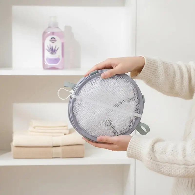 SUSU 1/2 Layer Home Foldable Mesh Clothes Basket Clothes Net Sweater Anti Deformation Flat Clothes Basket Socks Underwear Tool