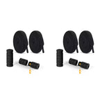 8mm No Tie Shoe Laces Button locking Without Ties Elastic Laces Sneaker Widened Flat Shoelace for Shoes
