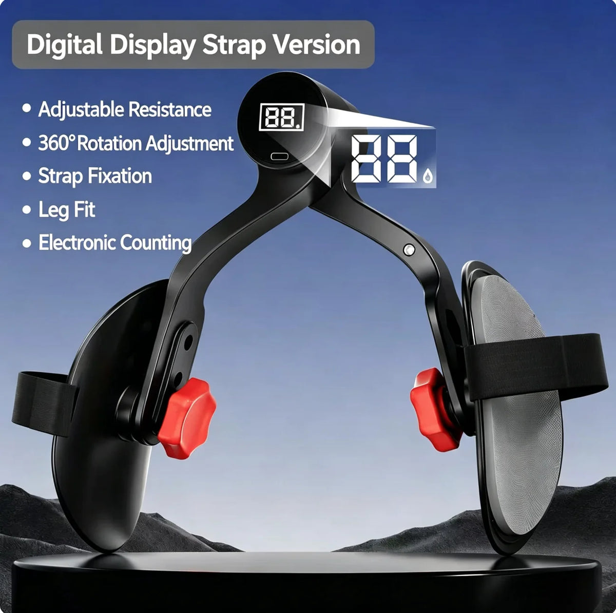 Men Kegel Exerciser Pelvic Floor PC Muscle Trainer Thigh Master Leg Workout Device Home Inner Thigh Calf Shaper Strength Trainin