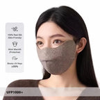 Windproof Woolen Face Mask Anti Cold Inner Layer Silk Warm Face Shield Thicken Warmth Full Face Covering Winter Face Mask