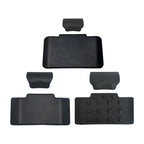 Motorcycle Trunk Backrest,Passenger Backrests Back Pad,Soft,PU,Shockproof,Rear Top Luggage Case Box Cushion Pad,for Travel
