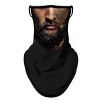 Bicycle UV Protection Face Mask Hiking Fishing Breathable Neck Cover Quick-drying Cycling Triangle Scarf Halloween 3D Skull Mask